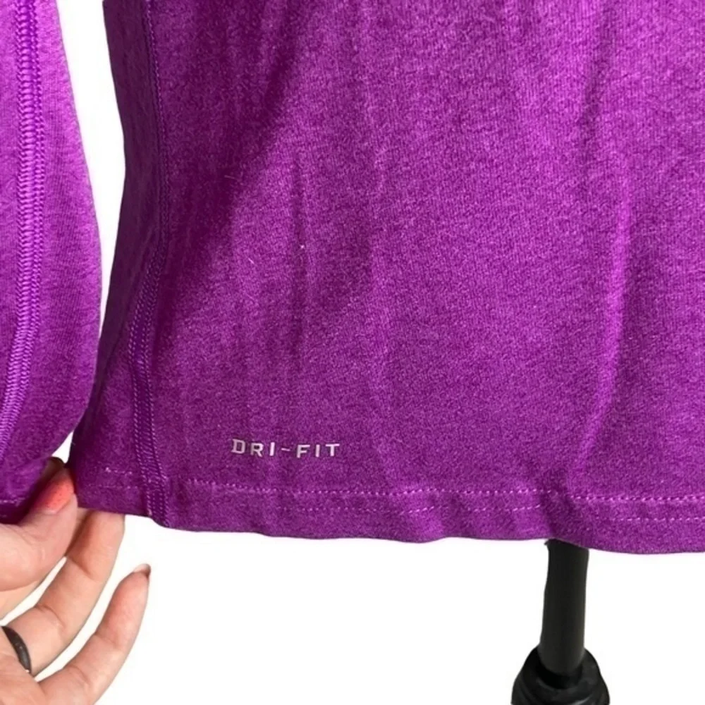 Nike Dry Fit Purple Top I Work Out Just Kidding I Chase Toddlers Long Sleeve Top